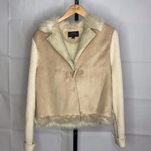 Montanaco vegan suede/fur jacket